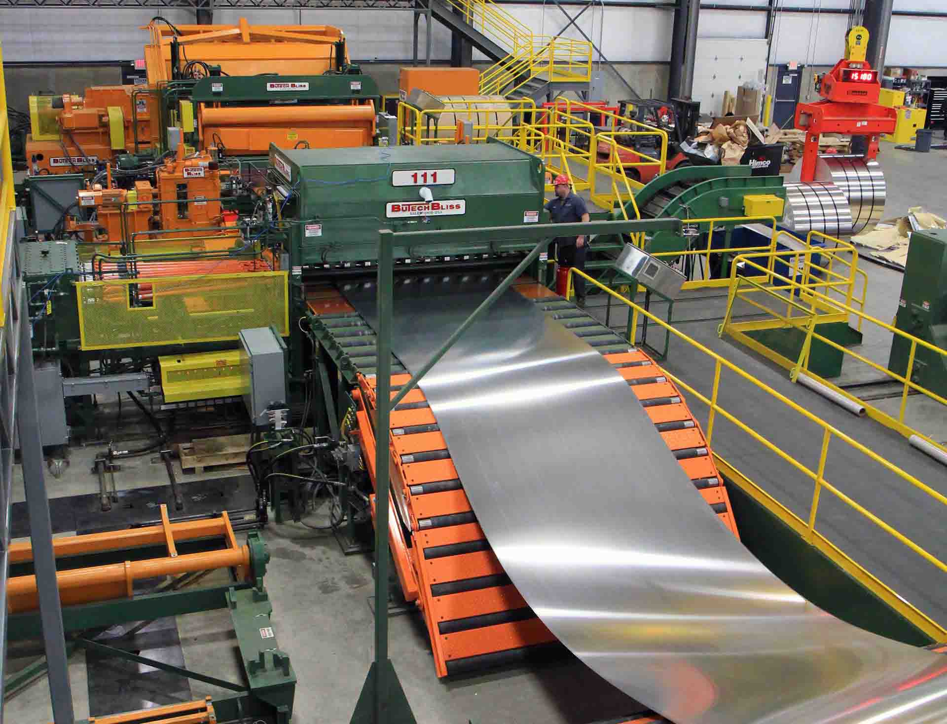 cut-to-length line processing aluminum coil