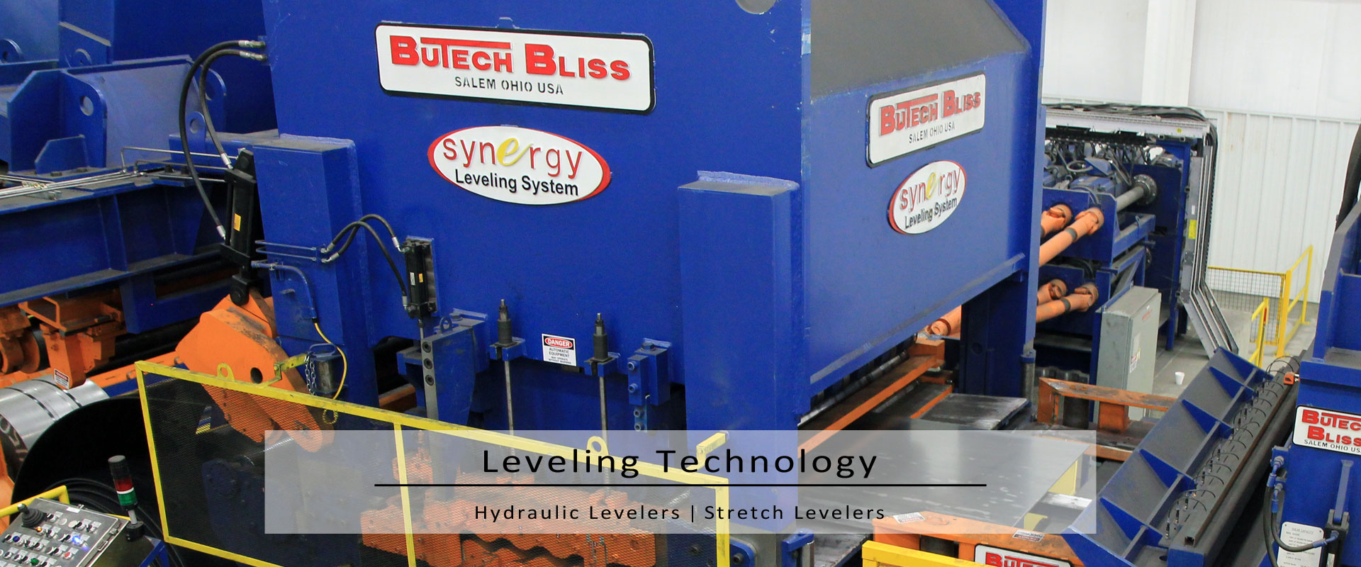 Homepage Slider Leveling Technology - Steel Processing Equipment - Butech Bliss